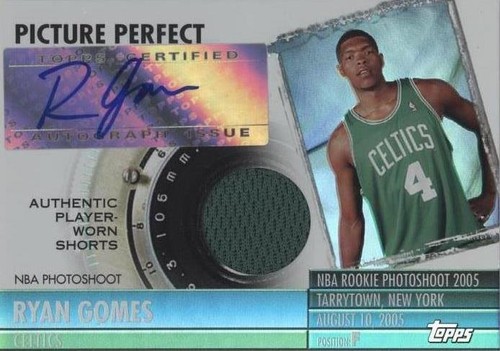 2005-06 Topps Big Game - Ryan Gomes #PPAS-RG