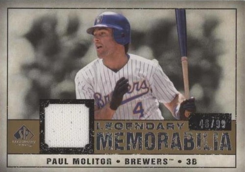 2008 SP Legendary Cuts - Paul Molitor #LM-PM