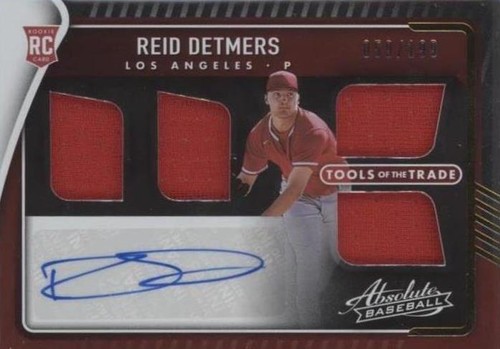 REID DETMERS AUTO SILVER 2022 Panini Prizm Baseball ROOKIE
