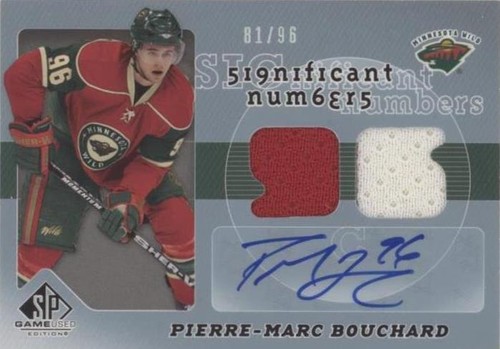 2008-09 SP Game Used Edition - Pierre-Marc Bouchard #SN-PB