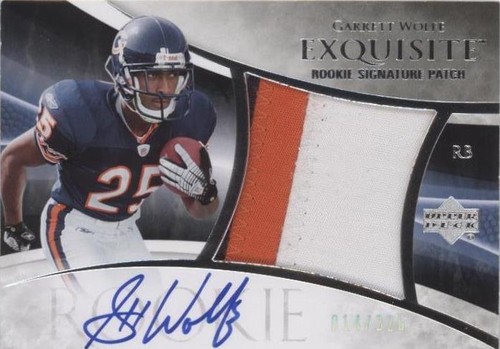 2007 Upper Deck Exquisite Collection Garrett Wolfe #125