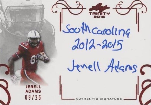 2016 Leaf Trinity Jerell Adams #A-JA1