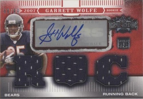 2007 Topps Triple Threads Garrett Wolfe #125