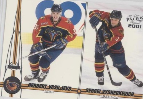 2000-01 Pacific - Herbert Vasiljevs Sergei Vyshedkevich #28