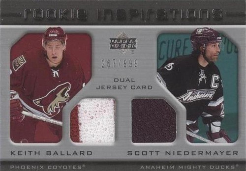 2005-06 Upper Deck Rookie Update - Keith Ballard Scott Niedermayer #226