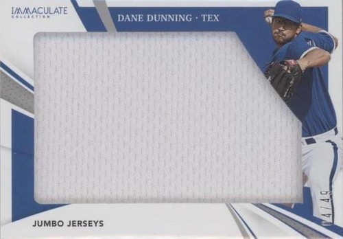 2021 Panini Immaculate Collection - Dane Dunning #JJ-DDN