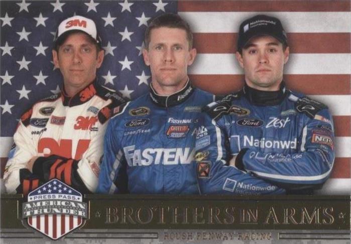 2014 Press Pass American Thunder - Carl Edwards Greg Biffle Ricky Stenhouse Jr. #53