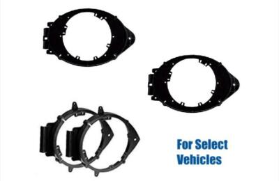 F+R Door Speaker Install Mount Bracket Plate Kit Combo for some Chevrolet GMC GM