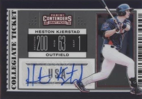 2019 Panini Elite Extra Edition - Heston Kjerstad #USA-HK