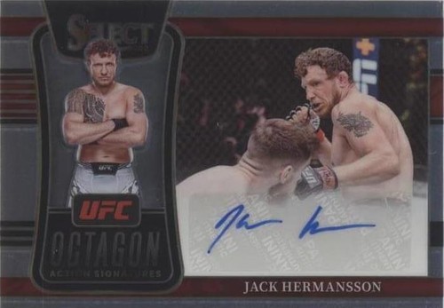 2022 Panini Select UFC - Jack Hermansson #OA-JHM