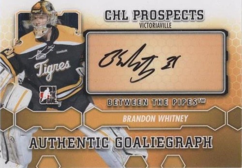 2012-13 In the Game Between the Pipes - Brandon Whitney #A-BW
