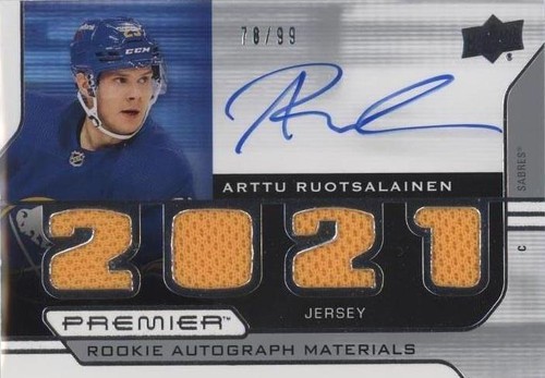2021-22 Upper Deck Premier - Arttu Ruotsalainen #PRA-AR