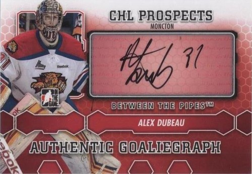 2012-13 In the Game Between the Pipes - Alex Dubeau #A-AD