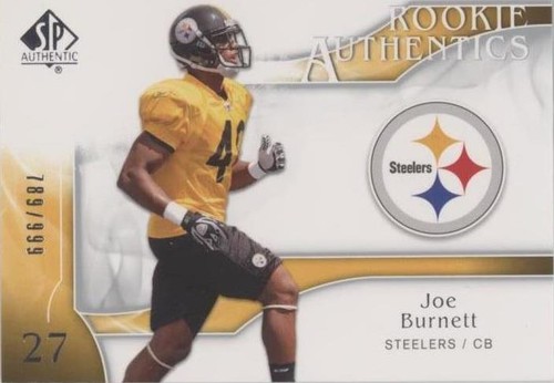 2009 SP Authentic Joe Burnett #282