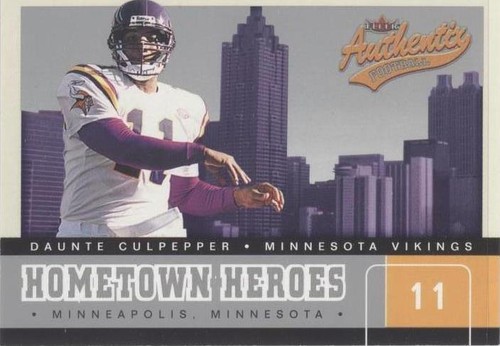 2002 Fleer Authentix Daunte Culpepper #11 HH