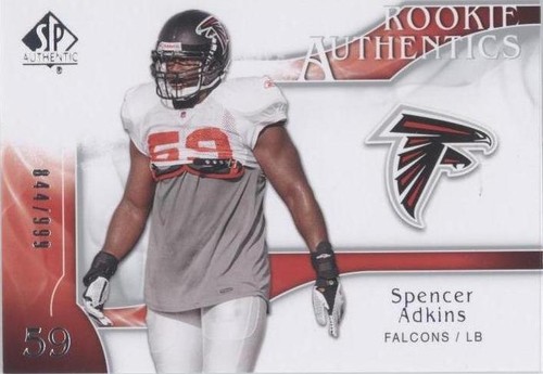 2009 SP Authentic Spencer Adkins #263