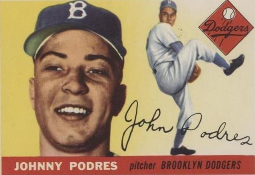 1955 Topps - Johnny Podres #25