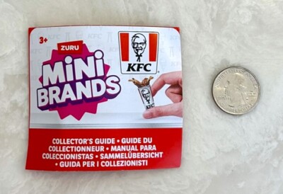 NEW You Pick KFC Zuru Mini Brands Kentucky Fried Chicken Soda Bowl Miniature Toy