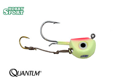 TENYA JIG QUANTUM GERMANY   GR 32  COL PINK YELLOW FLUO PESCA MARE BARCA