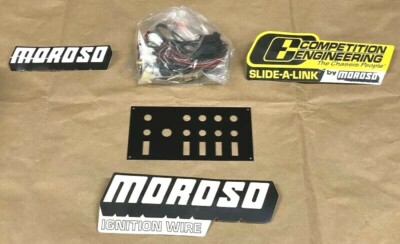SALE Moroso 74131 Race / Track 5 Toggle Switch Dash Fuse Panel w/ Push to Start