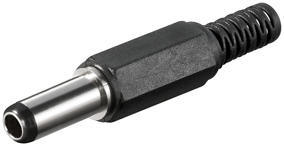 PEREL CD012H DC-Hohlstecker – 2,5 X 5,5 X 14 Mm, Kunststoff, Lötanschluss, Für Netzteile & Adapter