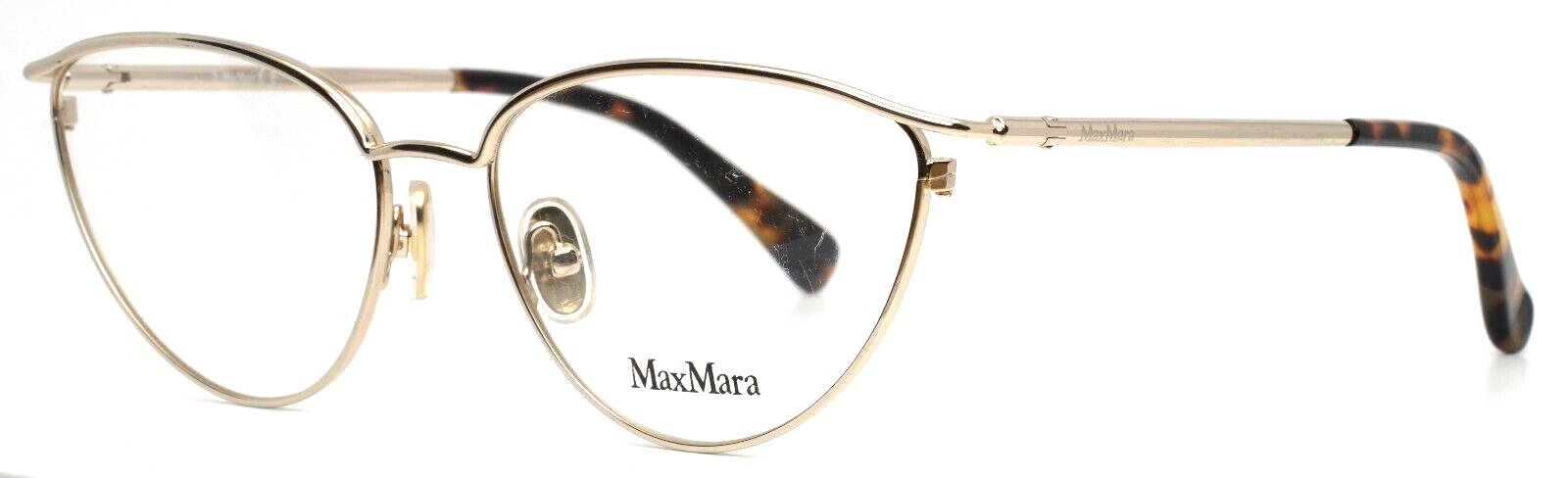 MAXMARA キャットアイフレムメカネ MM5057 032 MAX MARA MM5057 032 Pale Gold Womens Cat Eye Full Rim