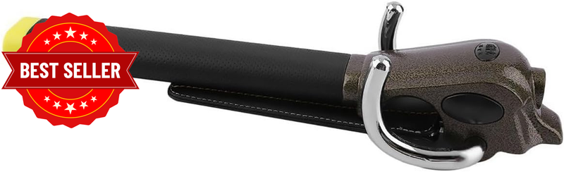 Foldable Steering Wheel Lock anti Theft, Heavy Duty Aluminium Alloy & Steel Car 