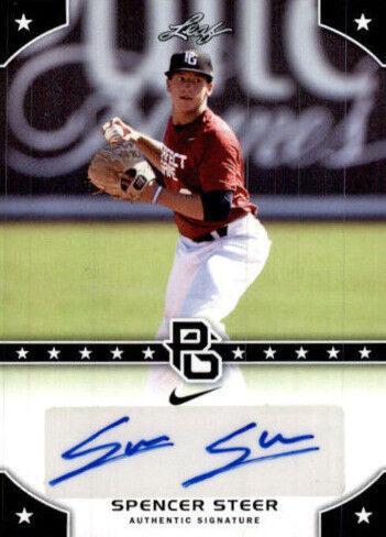 2015 Leaf Perfect Game National Showcase - Spencer Steer #PG-SS1