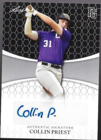 2022 Leaf Perfect Game National Showcase - Collin Priest #BA-CP3