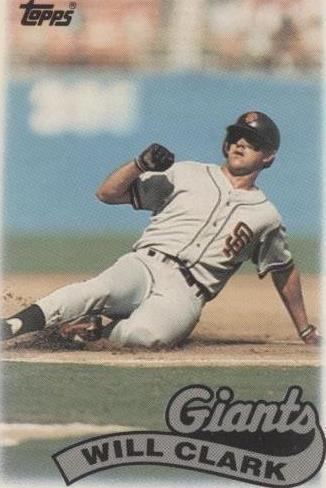 1989 Topps League Leaders Minis - Will Clark #41