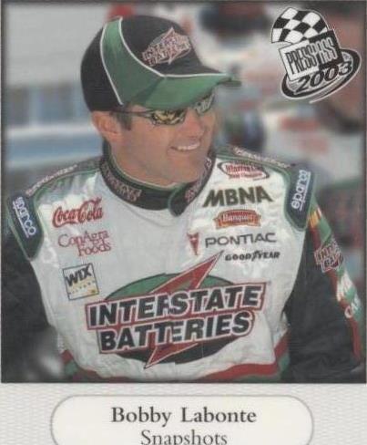 2003 Press Pass - Bobby Labonte #SS13