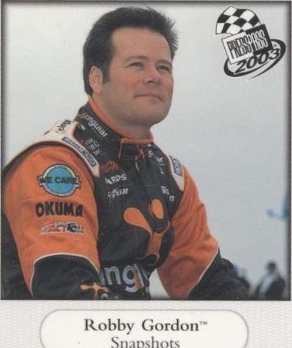 2003 Press Pass - Robby Gordon #SS26