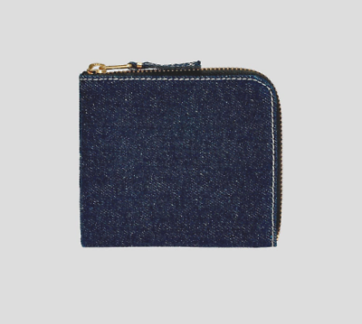 Cdg cheap denim wallet