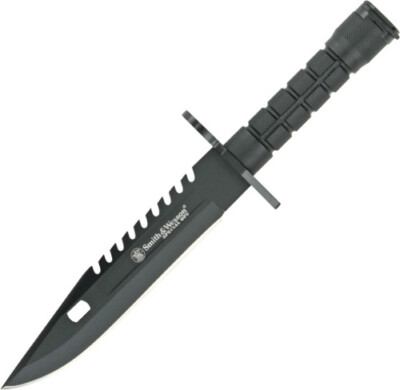Smith & Wesson Special Ops Bayonet Knife SW3B Black coated blade. 12 3/4'' overal