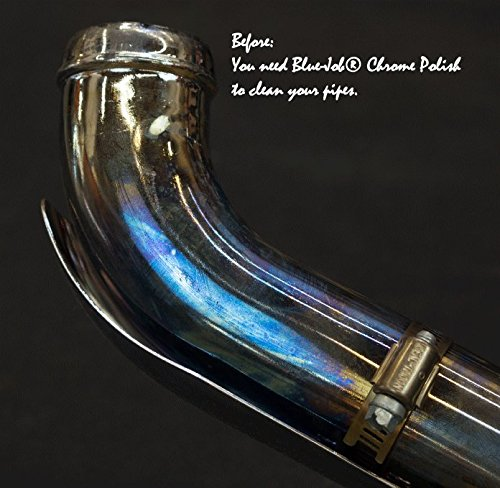 Blue-Job Chrome Polish 28g Jar remove exhaust bluing Long Lasting Shine Bright