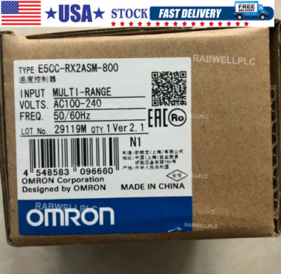 New In box Omron Temperature Controller E5CC-RX2ASM-800 100-240 VAC