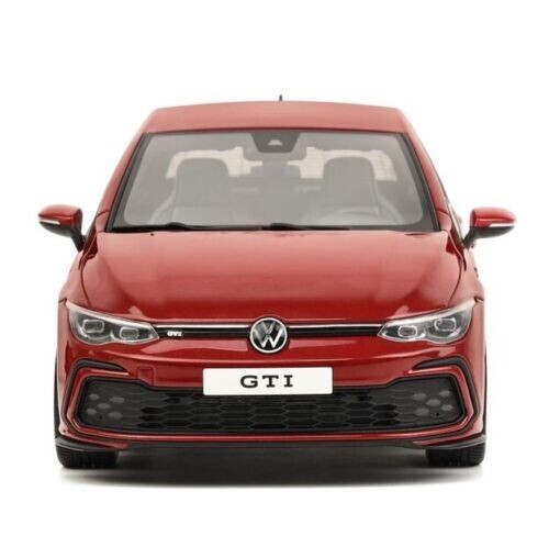 1/18 Volkswagen VW Golf VIII GTI Red Metallic Model Car by