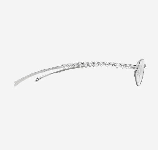 Pre-owned Gentle Monster X Jennie Jentle Salon Barrette 02 Silver Metal Clear Korea/fedex