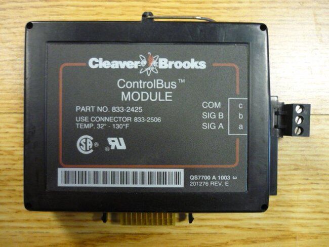 USED Cleaver Brooks Control Bus Module 833-2425 ControlBus CB Hawk