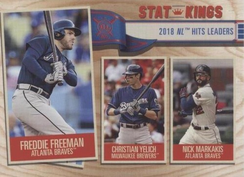 2019 Topps Big League - Christian Yelich Freddie Freeman Nick Markakis #348