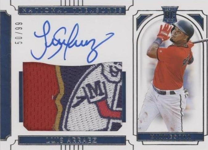 2019 Panini National Treasures - Luis Arraez #72