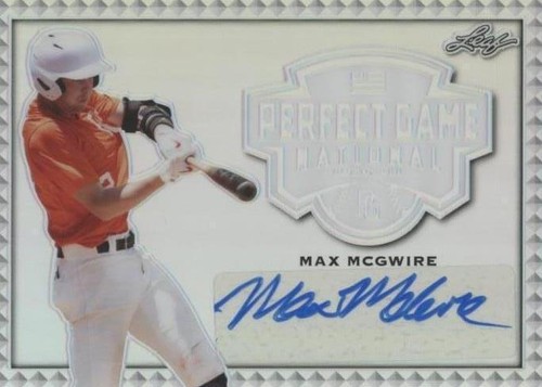 2020 Leaf Perfect Game National Showcase - Max Mcgwire #BA-MM2
