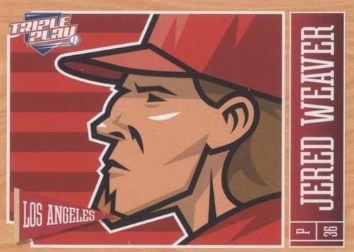 2013 Panini Triple Play - Jered Weaver #37