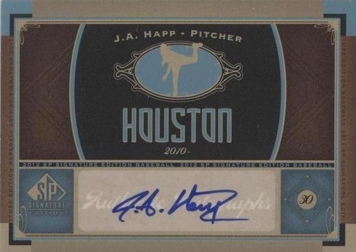 2012 SP Signature Edition - J.A. Happ #HOU 4