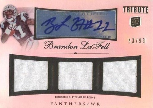 2010 Topps Tribute Brandon LaFell #ATR-BL