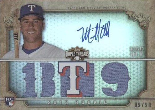 2013 Topps Triple Threads - Mike Olt #132