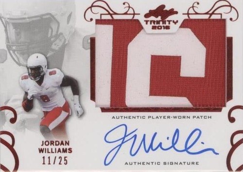2016 Leaf Trinity Jordan Williams-Lambert #PA-JW2