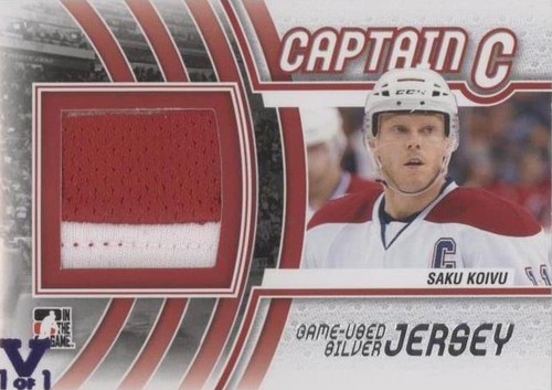 2011-12 In the Game Captain-C Series - Saku Koivu #M-49