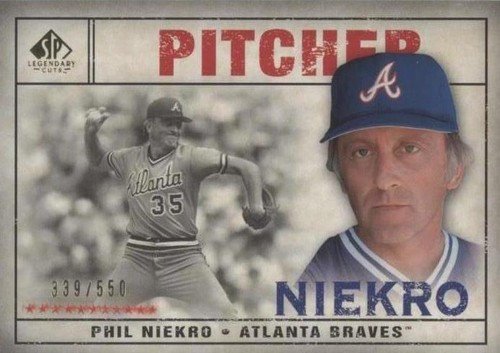 2003 Upper Deck Legendary Cuts Phil Niekro Atlanta Braves A49 | eBay
