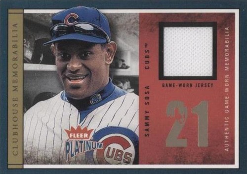 2004 Fleer Platinum - Sammy Sosa #CLU-SS